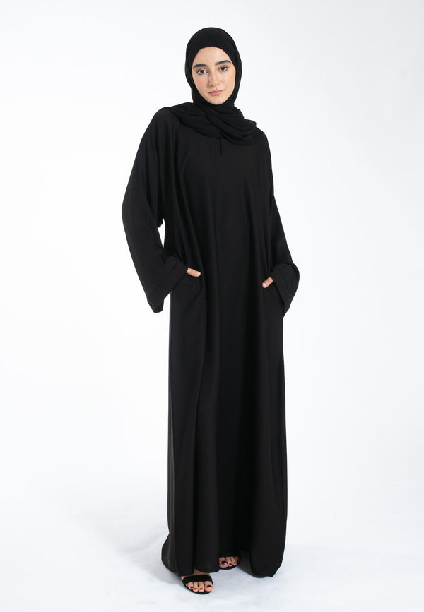 The Essential Abaya — Midnight Black