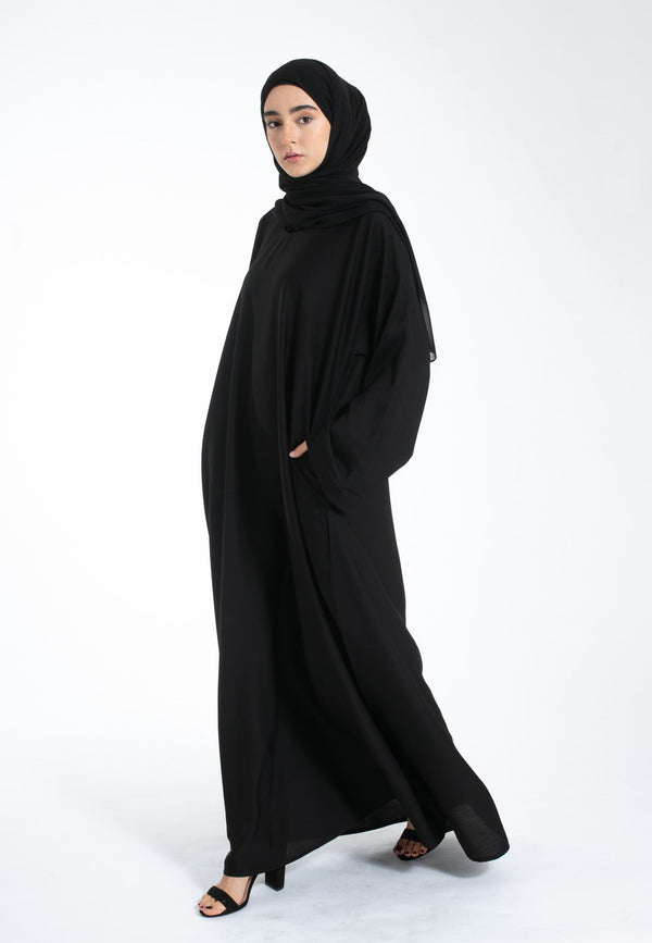 The Essential Abaya — Midnight Black