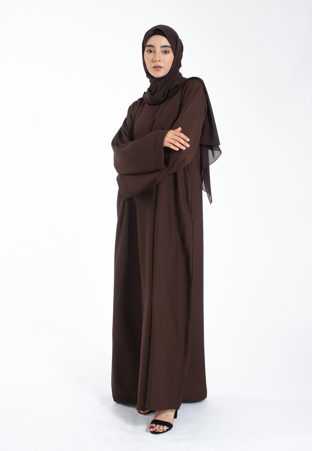 The Essential Abaya — Espresso Brown