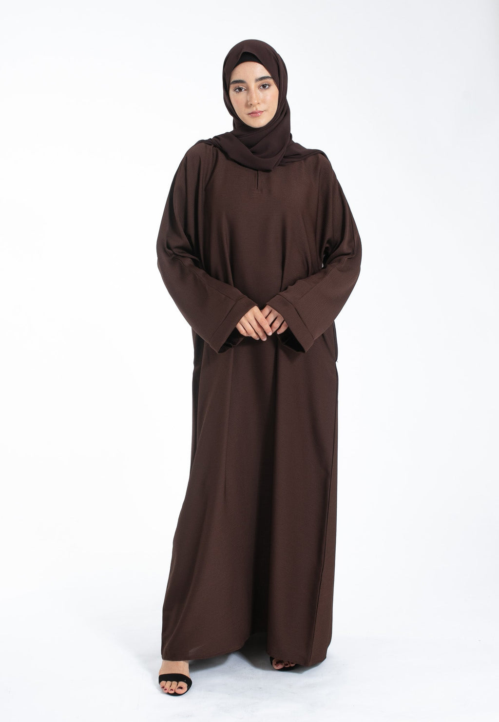 The Essential Abaya — Espresso Brown