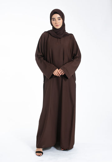 The Essential Abaya — Espresso Brown