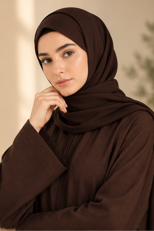 The Basics Abaya — Espresso Brown