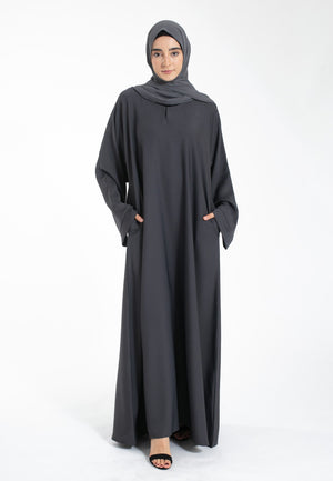 The Essential Abaya — Urban Charcoal