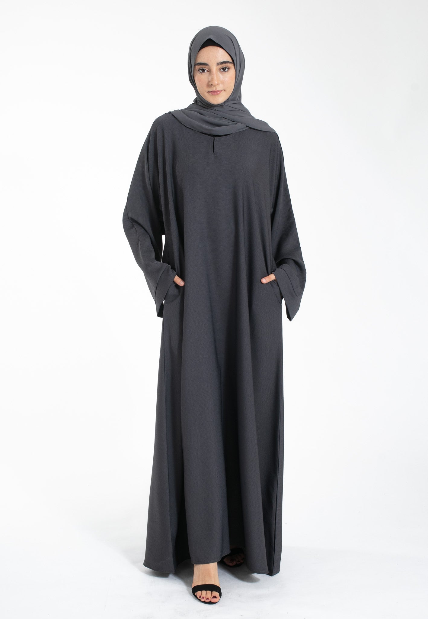 The Essential Abaya — Urban Charcoal
