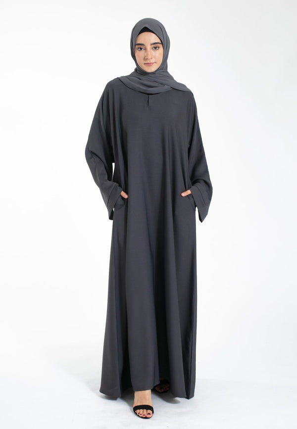 The Essential Abaya — Urban Charcoal