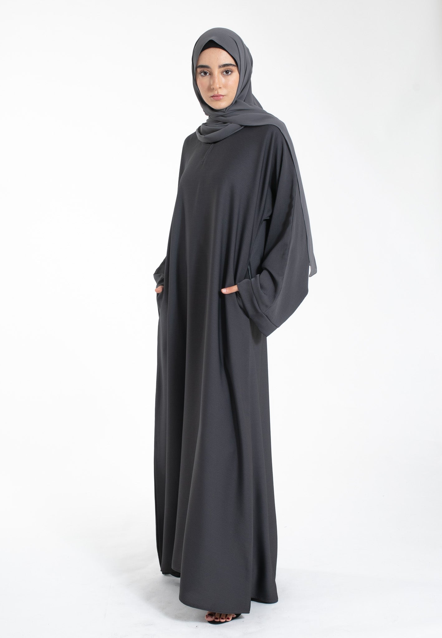 The Essential Abaya — Urban Charcoal