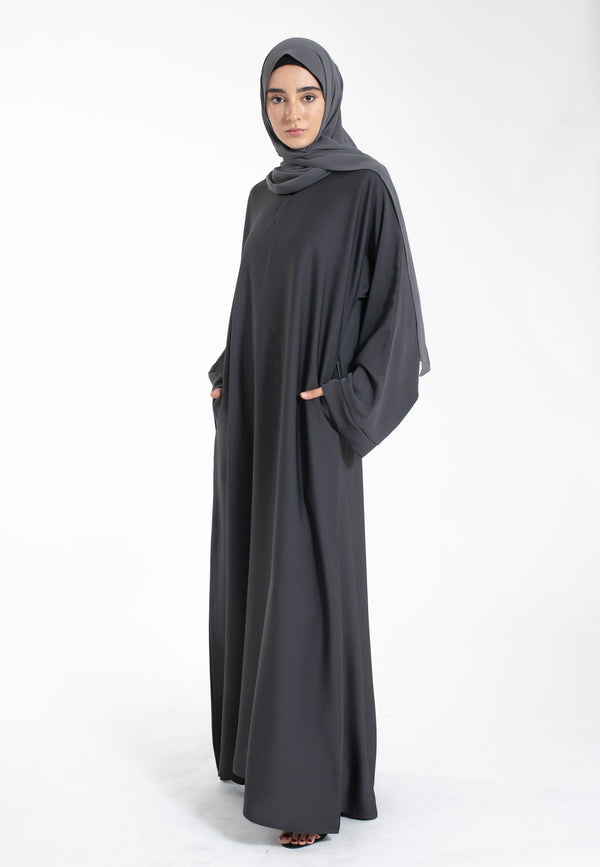 The Essential Abaya — Urban Charcoal