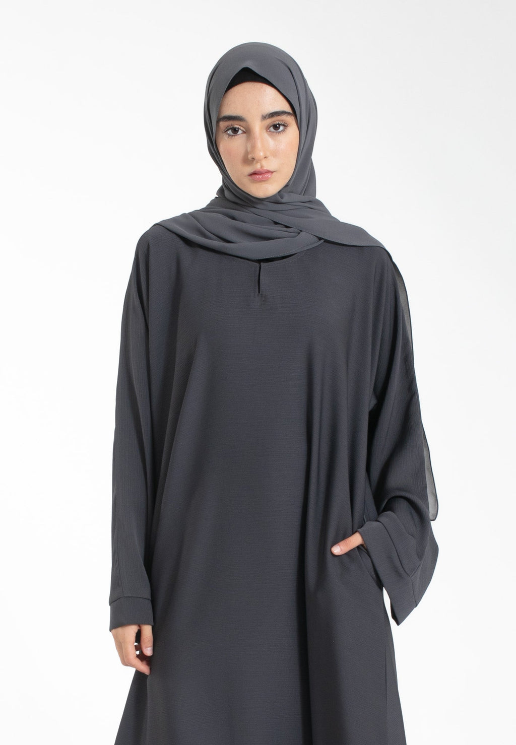 The Essential Abaya — Urban Charcoal