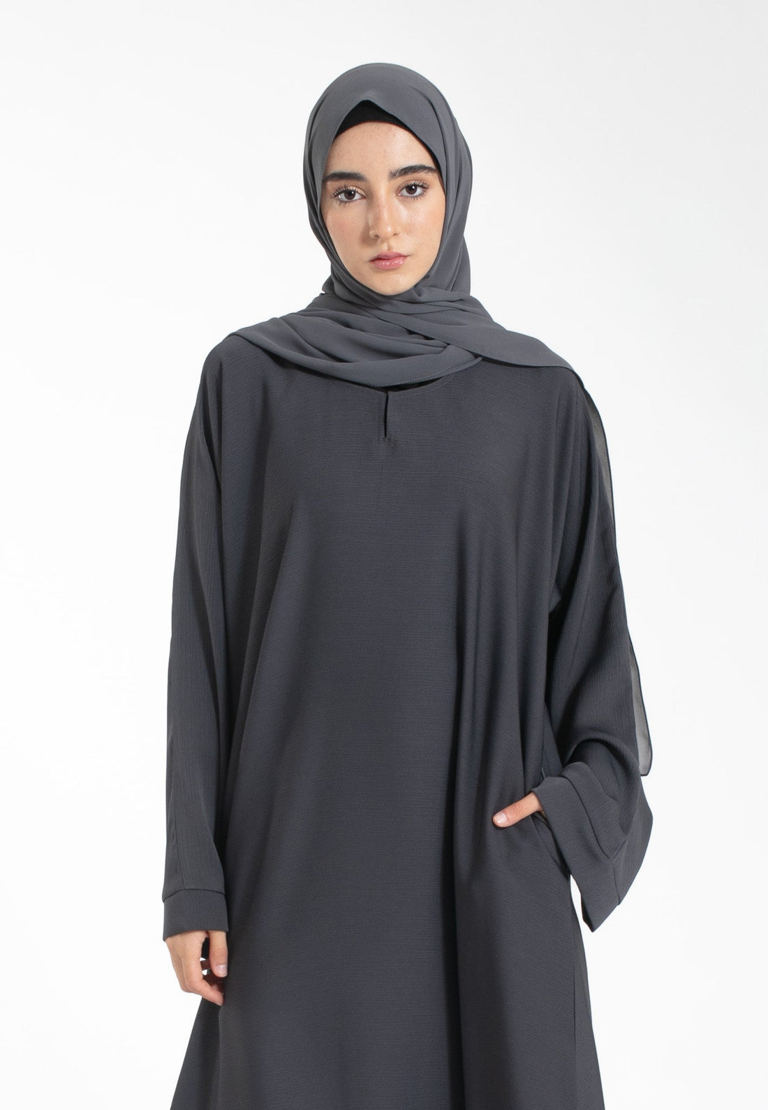The Essential Abaya — Urban Charcoal
