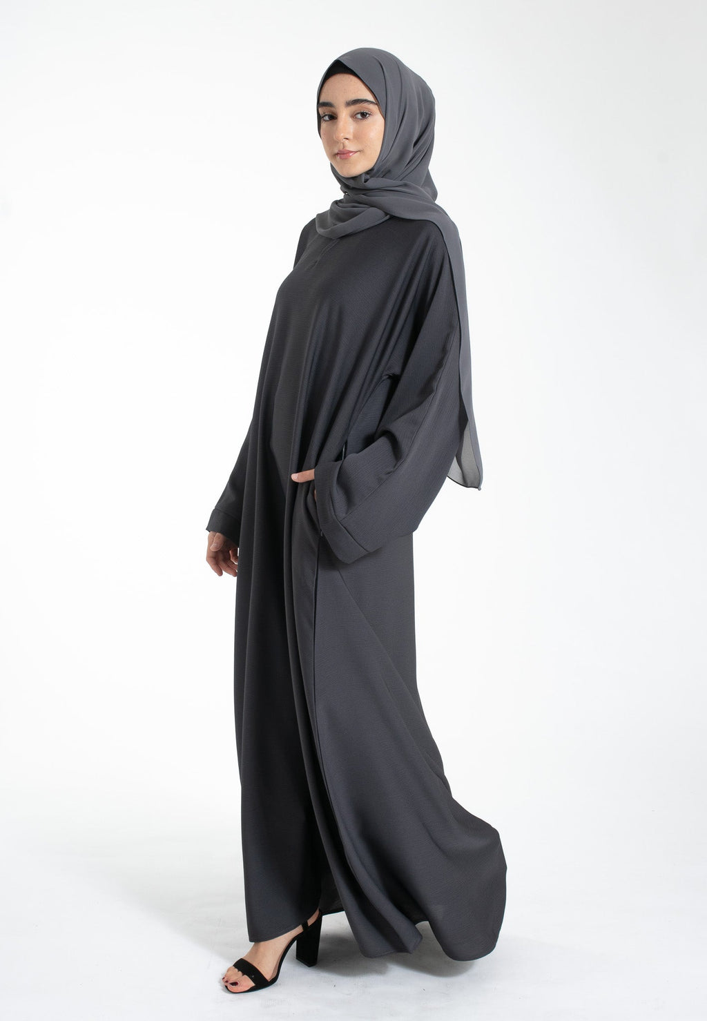 The Essential Abaya — Urban Charcoal
