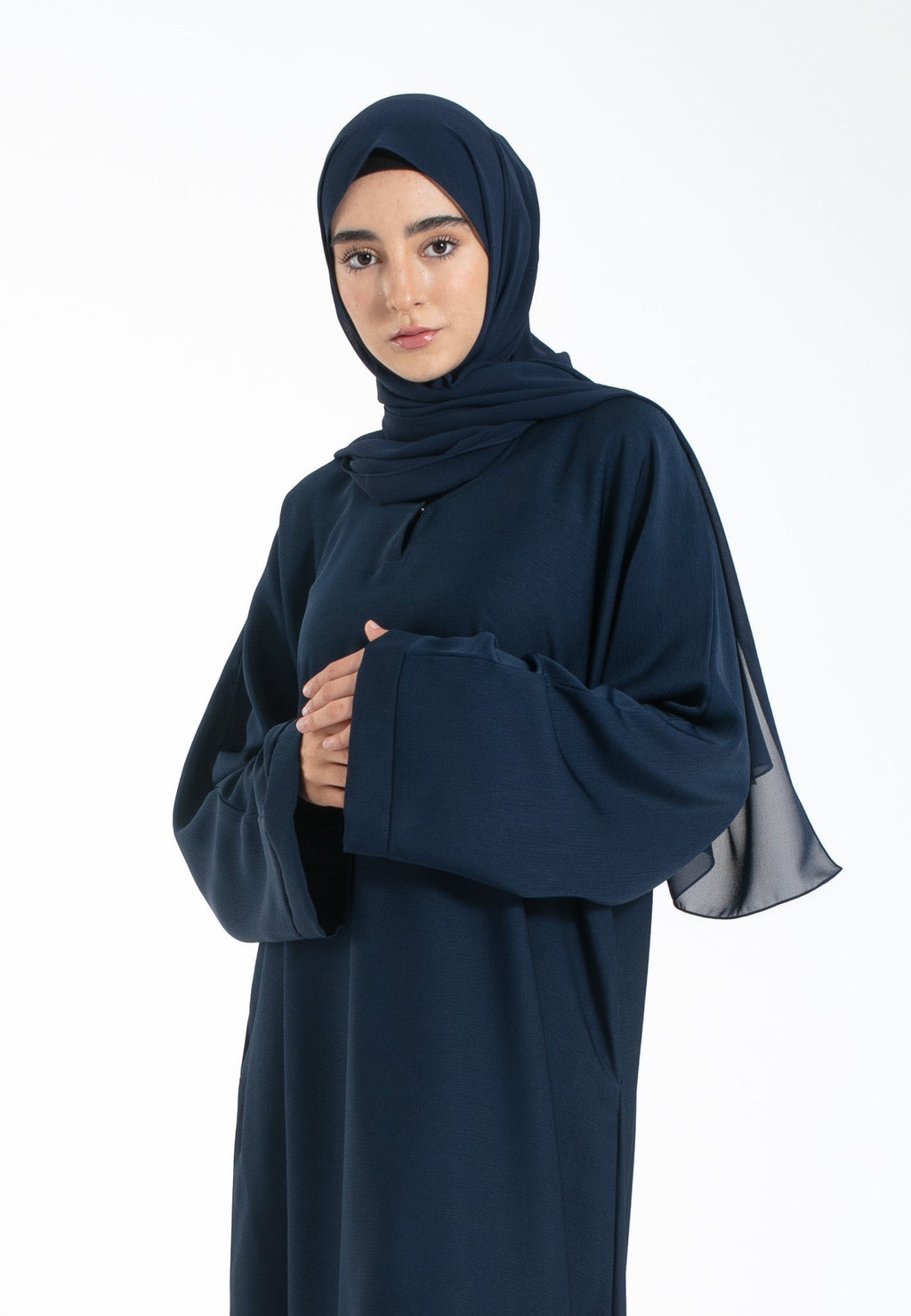 The Essential Abaya — Midnight Navy