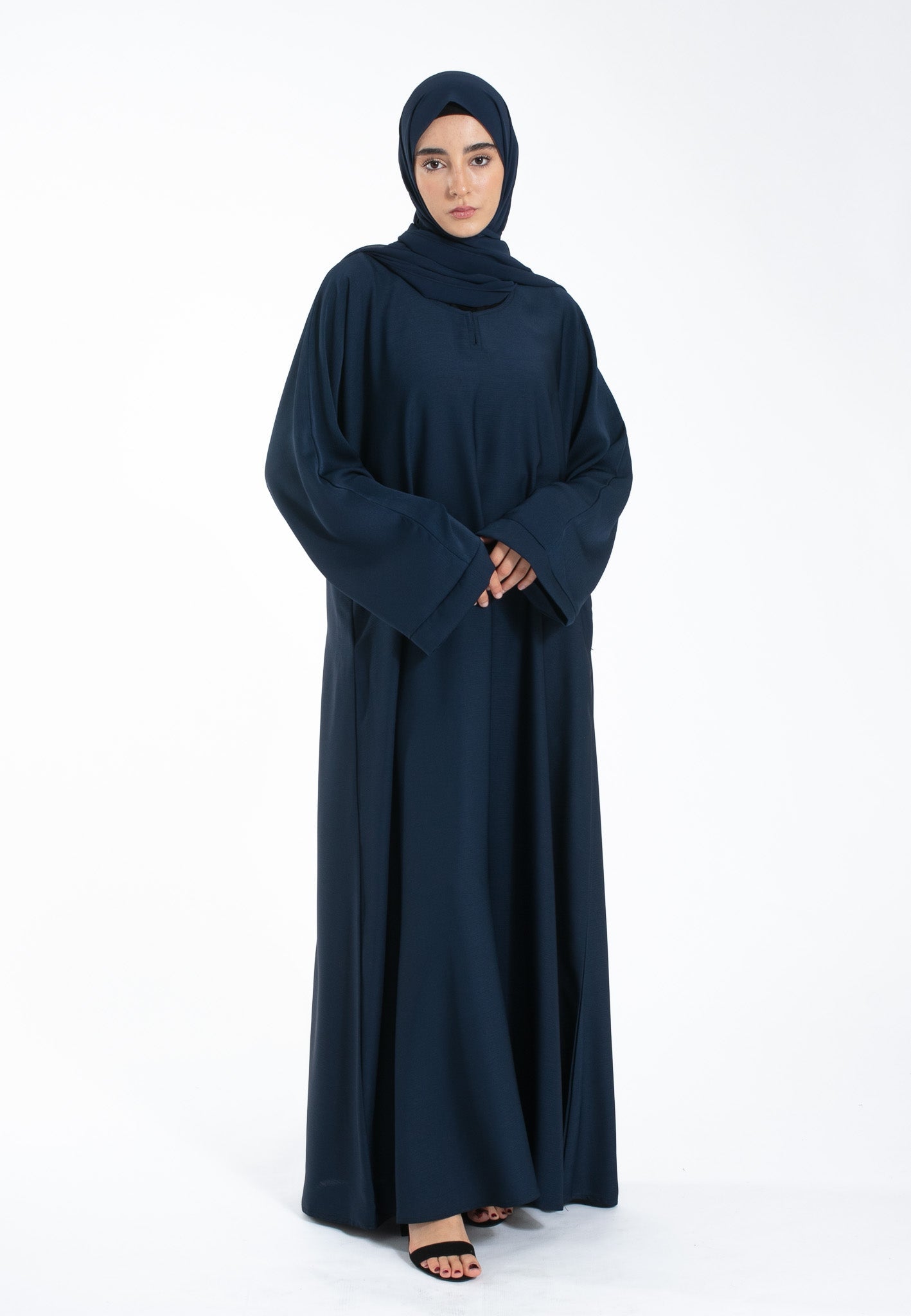 The Essential Abaya — Midnight Navy