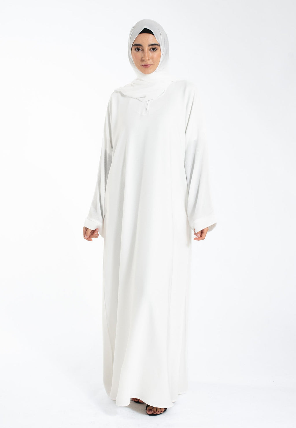 The Essential Abaya — Ivory Mist
