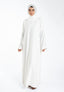The Essential Abaya — Ivory Mist